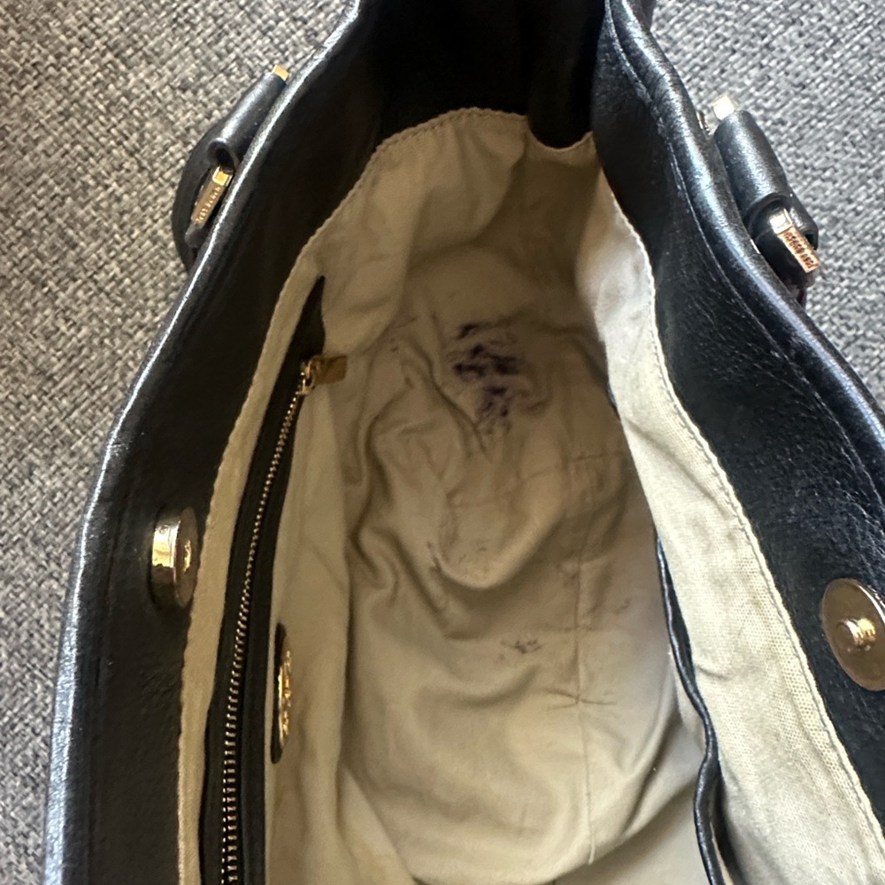 TORY BURCH Black Leather Handbag - Picture 15 of 16